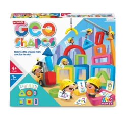 Addo Games Wooden Geo Shapes Game