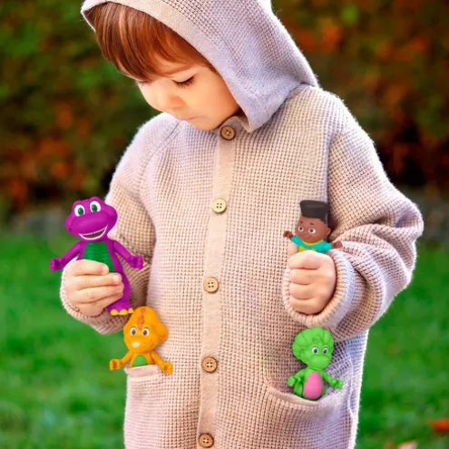 Barney's World Hey Friends 4 Figure Pack