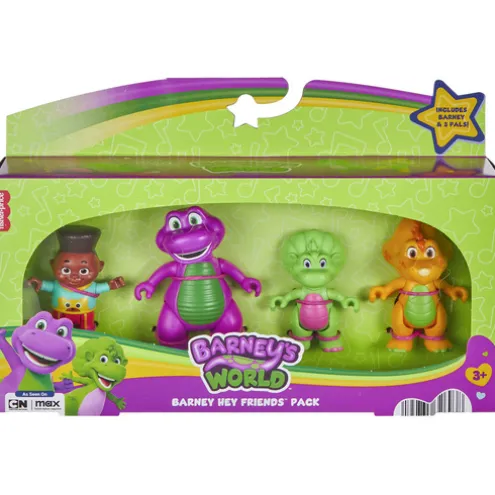 Barney's World Hey Friends 4 Figure Pack