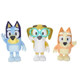 Bingo, Bluey, and Honey Figure Pack