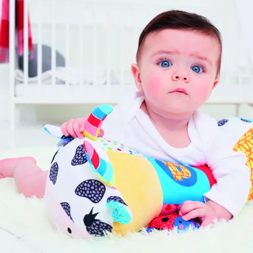 Blossom Farm Martha Moo Tummy Time Roller