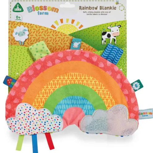 Blossom Farm Rainbow Blankie Sensory Toy