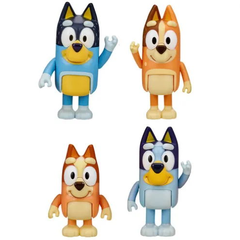 Bluey and Family Figures 4 pack