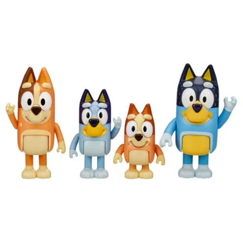 Bluey and Family Figures 4 pack