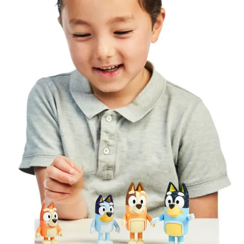 Bluey and Family Figures 4 pack