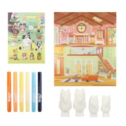 Bluey Colour In Squishems Craft Set