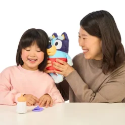 Bluey Cuddle and Care Baby Bluey Interactive Soft Toy