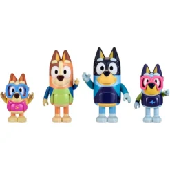 Bluey Family Beach Day 4 Figure Set