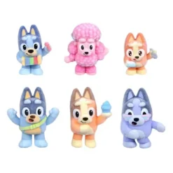 Bluey Fuzzies Figures Deluxe Pack