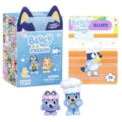 Bluey Fuzzies 2 Pack Mystery Figure (Styles Vary)
