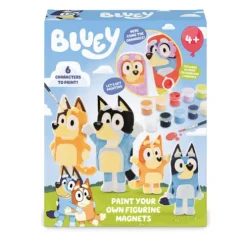 Bluey Paint Your Own Figurine Magnets Craft Set