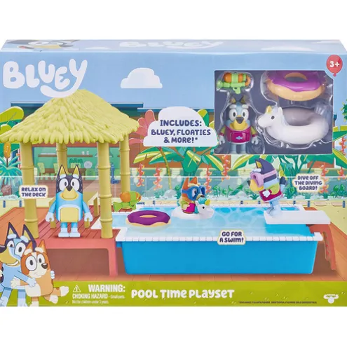 Bluey Pool Time Fun Playset