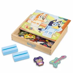 Bluey Wooden Magnetic Dress Up Game