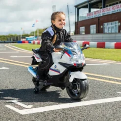BMW K1300S Electric Ride On Motorbike White