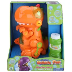 Bubble Fun Bump 'N' Go Dino Light Up Bubble Blower