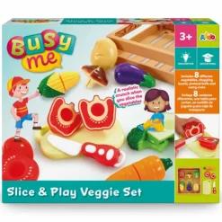 Busy Me Slice and Play Veggie Set