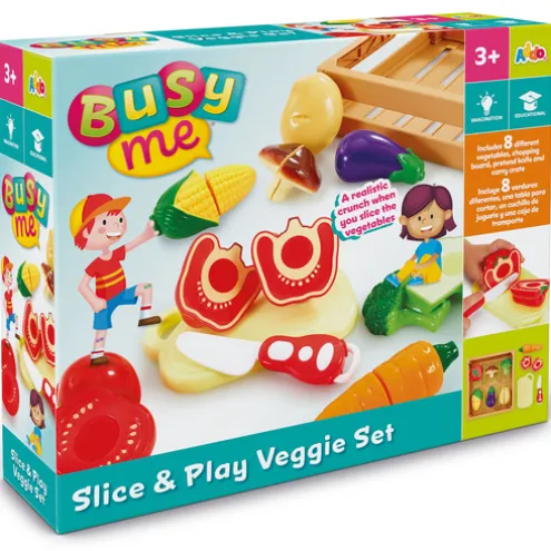 Busy Me Slice and Play Veggie Set