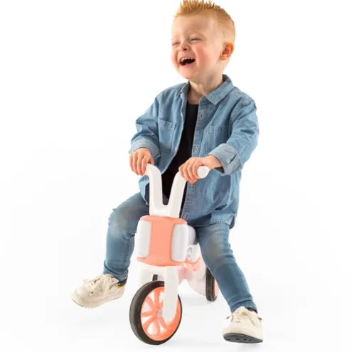 Chillafish Bunzi 2-in-1 Balance Bike Trike Flamingo