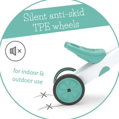 Chillafish Bunzi 2-in-1 Balance Bike Trike Mint