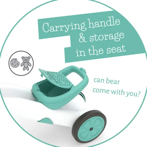 Chillafish Bunzi 2-in-1 Balance Bike Trike Mint