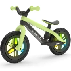 Chillafish 12 Inch BMXie Glow LED Balance Bike Green