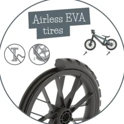 Chillafish 12 Inch BMXie Vrooom Balance Bike with Sounds Grey