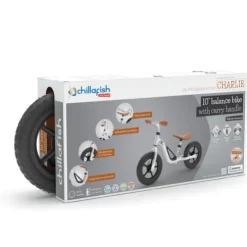 Chillafish 10 Inch Charlie Balance Bike Silver