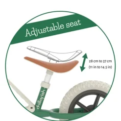 Chillafish 10 Inch Charlie Balance Bike Forest