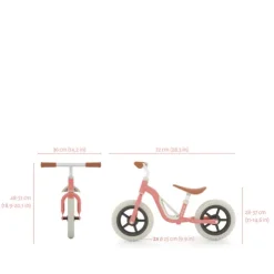 Chillafish 10 Inch Charlie Balance Bike Flamingo