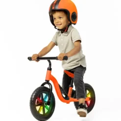 Chillafish 10 Inch Charlie Glow LED Balance Bike Orange