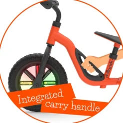 Chillafish 10 Inch Charlie Glow LED Balance Bike Orange