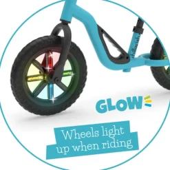 Chillafish 10 Inch Charlie Glow Balance Bike Sky Blue