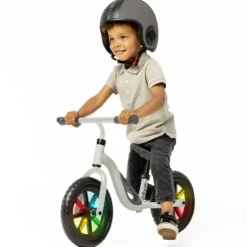 Chillafish 10 Inch Charlie Glow LED Balance Bike Beige