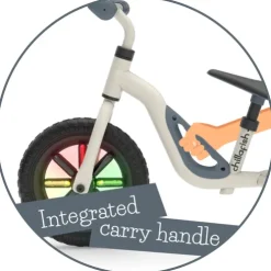 Chillafish 10 Inch Charlie Glow LED Balance Bike Beige