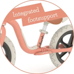 Chillafish 12 Inch Charlie Lux Balance Bike Salmon Pink