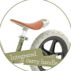 Chillafish 12 Inch Charlie Lux Balance Bike Olive