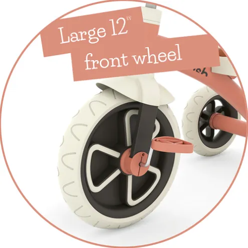 Chillafish 12 Inch Ziggi Salmon Pink Trike