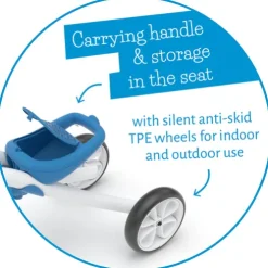 Chillafish Quadie 4 Wheeler Blue Ride On