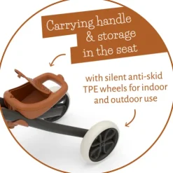 Chillafish Quadie 4 Wheeler Black Ride On with Basket