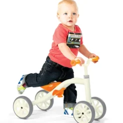 Chillafish Quadie 4 Wheeler Grey Orange Ride On