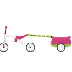 Chillafish Quadie 4 Wheeler Pink Ride On with Trailer
