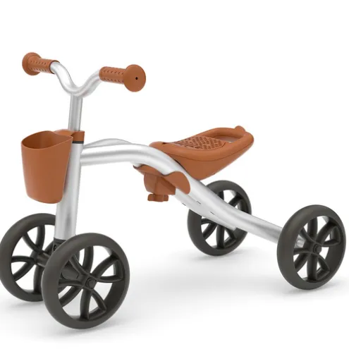 Chillafish Quadie 4 Wheeler Silver Ride On with Basket