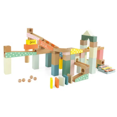 Classic World Marble Blocks Wooden Playset