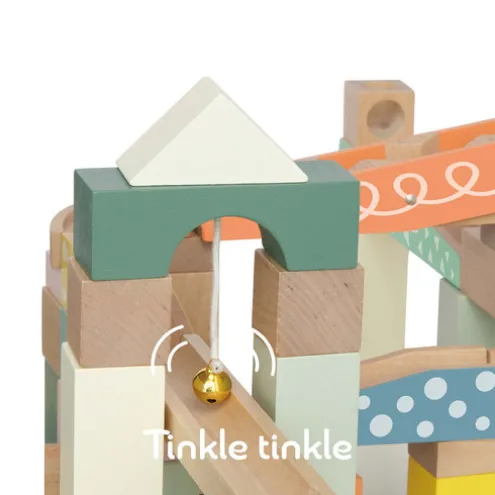 Classic World Marble Blocks Wooden Playset