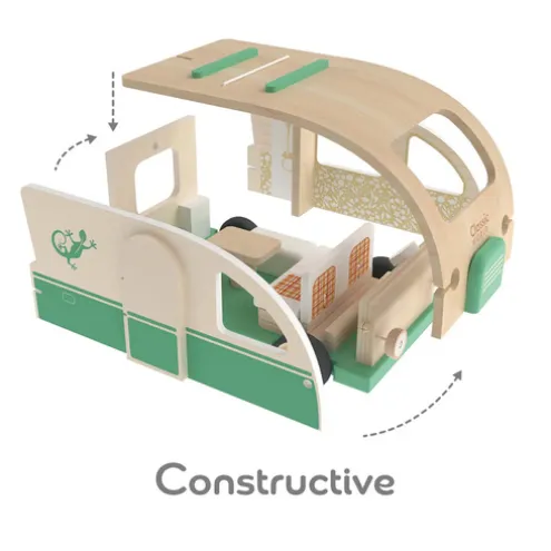 Classic World Wooden Camper Van Playset