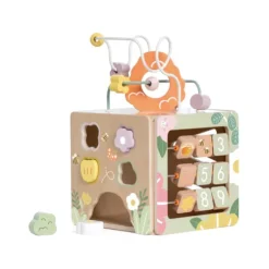 Classic World Wooden Honeybee Cube Activity Toy