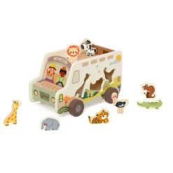 Classic World Wooden Prairie Adventurer Truck Shape Sorter