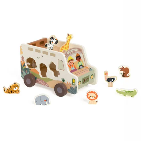Classic World Wooden Prairie Adventurer Truck Shape Sorter