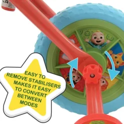CoComelon 10 Inch 2-in-1 Training Bike