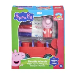 Colorific Peppa Pig Doodle Wheels Craft Set
